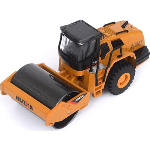 1/50 Scale Die-cast Alloy Metal Simulation Road Roller Truck Model Car Machine Model Construction Engineering Truck F Kids Gifts
