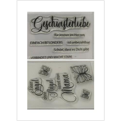 German Clear Stamp/Seal for DIY scrapbooking/photo album Decorative clear stamp sheets C1057