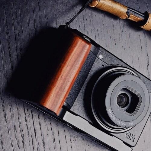 Original Quick Release L Plate / L Bracket Aluminum Base Wooden Woody Hand Grip Holder Fit For GR 3 Series