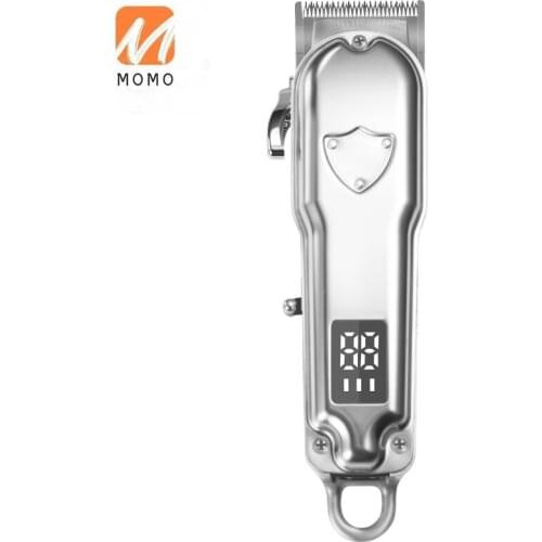 Barber supplies for Hair Trimmer Professional All Metal Barber Use LED display Electric Rechargeable Hair Trimmer