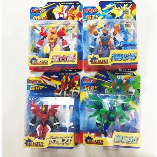 TOMY Transformers Action Figure Fighting Dragon Warrior Lei Guman Kaifeng Bracelet Horn Super Beast Dragon Deformation Model