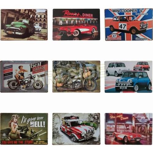 You Give Me The Stuff,I Will Give'em Hell Retro Vintage Decor Metal Tin Sign 12 X 8 Inches