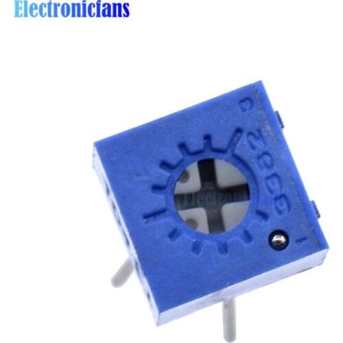 10Pcs 3362P-104 Multiturn Trimmer Potentiometer 100K ohm High Precision 3362 Variable Resistor