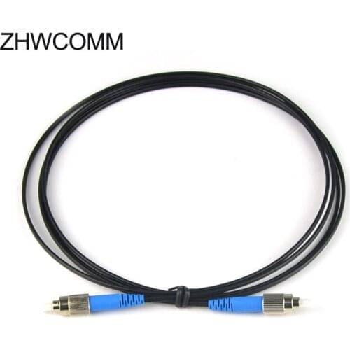 ZHWCOMM 10PCS FC-FC 3M Outdoor fiber optic cable FTTH Singlemode Simplex Fiber optic patch cord Free Shipping