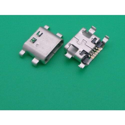 10pcs Micro USB 5pin mini Connector Reverse heavy plate Mobile Charging port For Huawei HONOR 6P Mobile phone repair parts