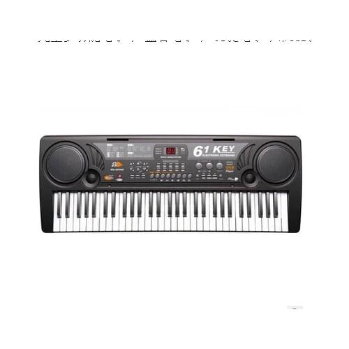 2018Childrens early childhood instruments piano toys microphone rechargeable multi-function 61 key music keyboard