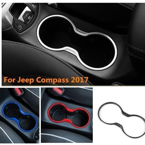 Car Water Cup Protective Cover Sticker Fit for Jeep Compass 2017 Car Interior Accessories