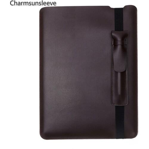 Charmsunsleeve,For Lenovo ThinkPad X395 (13.3") Laptop Case,Microfiber Leather Cover Laptop Sleeve Bag With Pen Case