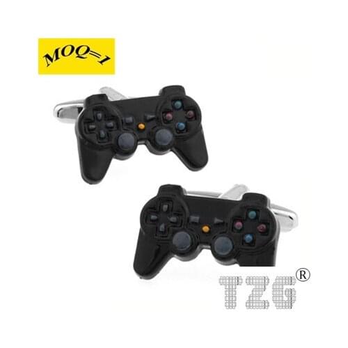 Coloured Game Handle Cufflink Cuff Link 1 Pair Free Shipping Promotion