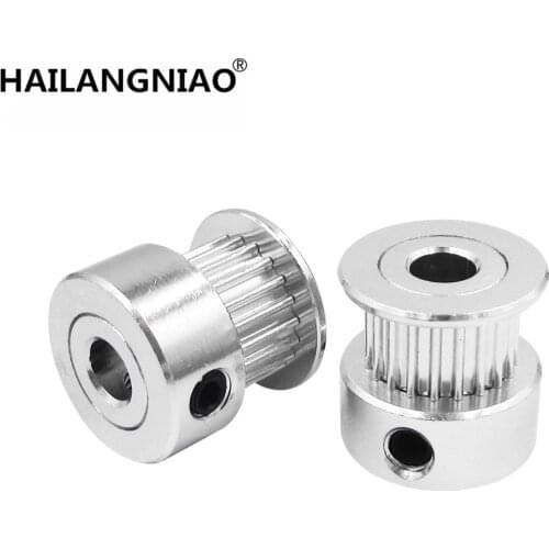 3D Printer Parts Accessory GT2 20teeth 20 Teeth Bore 5mm/8mm Timing Alumium Pulley Fit for GT2-6mm Open Timing Belt
