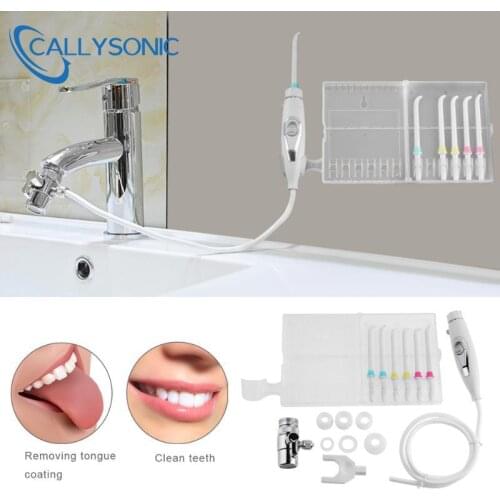 Faucet Oral Irrigator Water Jet For Cleaning Toothpick Teeth Flosser Dental Irrigator Implements Dental Flosser Tooth Cleaner