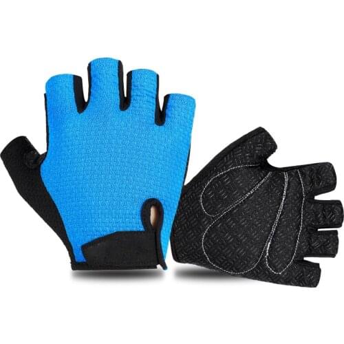 Cycling Gloves Means of The mens Summer Bar fingerless Gloves Moto Gloves Short Cycling MTB Mountain Sports Bicycle Accessories