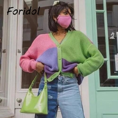 Casual Knitted Oversized Sweater Coat Women Vintage Cute Cardigan Jumper Autumn Winter Coat Soft Outfit Harajuku Sweater