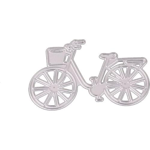 69HC Bicycle Metal Cutting Dies DIY Scrapbooking Paper Stamping Die Decor