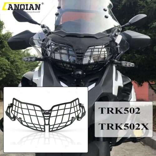 For Bennlli TRK502 TRK502X TRK 502 TRK 502X 2018 2019 2020 2021 Motorcycle Headlight Protector Cover Grill Head Light Guard Part