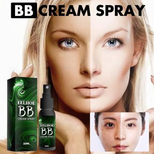 Eelhoe 30ML Liquid Foundation Flawless Nude BB Cream Face Makeup Long Lasting Whiten Spray Concealer Oil Control Comestic TSLM2