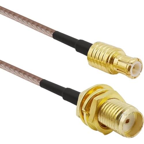1Pcs MCX Male to SMA Female RG316 15cm Wire Connector RF Coaxial Coax Cable Assembly Jack Plug Extender