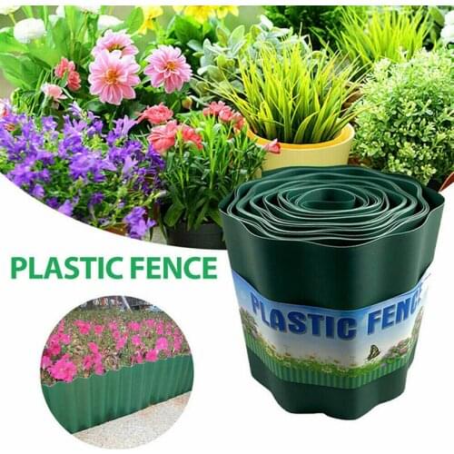 10/12/15/20cm Garden Fence for Lawn Border Grass Edge Border Mini Fence Wall Roll Home Outdoor Garden Decoration Accessories