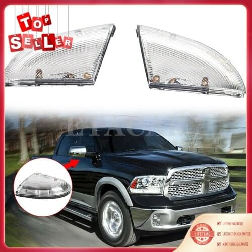 2pcs Car Front Driver&Penger Side Mirror Turn Signal Light 68064949AA 68064948AA Fits For 09-14 Dodge Ram 1500 &10-14 2500