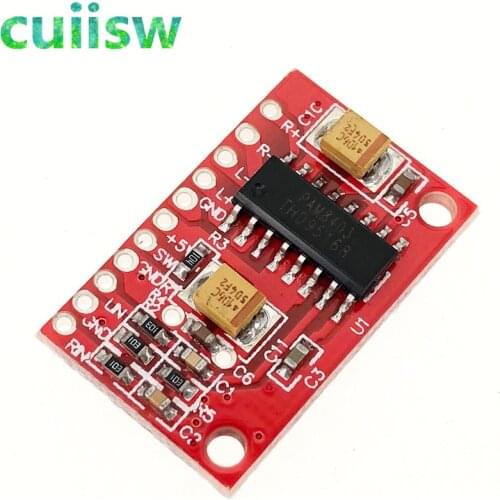50PCS 3W*2 Mini Digital Power Audio Amplifier Board DIY Stereo USB DC 5V Power Supply PAM8403 for arduino