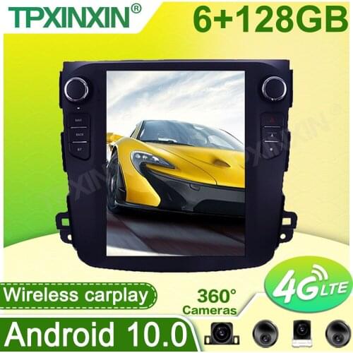 Android 10 6+128G 360 camera For Mitsubishi Outlander 2008 GPS Navigation Headunit Multimedia Player Radio Tape Recorder