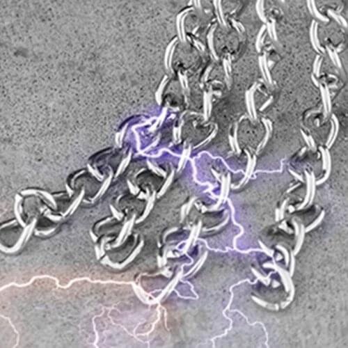 Car Anti-static Alloy Strip Grounding Chain Eliminate Static Electricity Parts 23GC