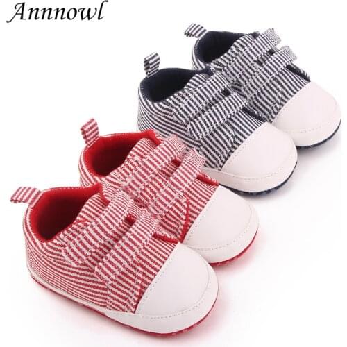Brand Infant Baby Boy Shoes Non-slip Sole Newborn Toddler Crib Shoes Sneaker First Walkers for 1 Year Girl Birthday Doll Gifts