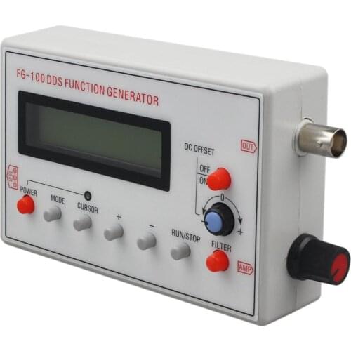 Hot sale FG-100 DDS Function Signal Generator Frequency Counter 1Hz - 500KHz