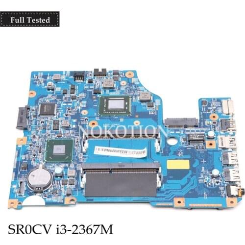 NOKOTION Laptop Motherboard For Acer aspire V5-571 SR0CV i3-2367M 1.4GHz DDR3 NBM1K11001 48.4VM02.011 Main board