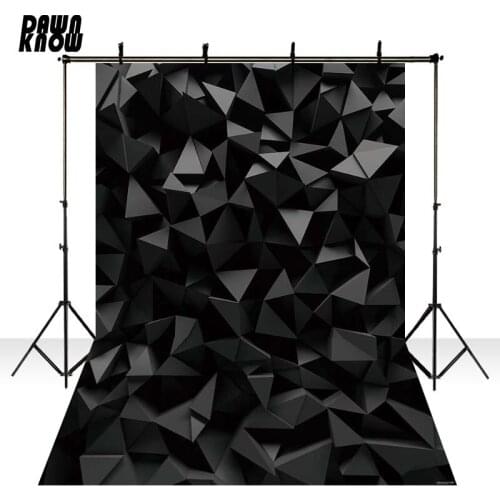 DAWNKNOW Black Special Pattern Wall Photography Background Backdrop For Photographers Wedding Photo Studio Props GY108