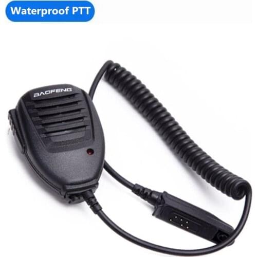 Baofeng original Waterproof UV9R PTT Portable Radio Speaker Mic Walkie for BF UV-9R plus A58 BF-9700 UV-XR GT-3WP Two-way Radio