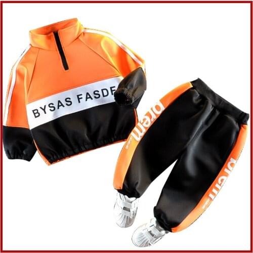 Autumn winter 2021 2345 year old baby boy clothing suit autumn winter newborn boy clothing T-shirt + pants new year baby suit