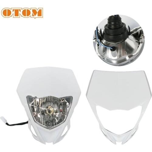 OTOM Motocross Headlight Plastic Headlamp Lampshades Light Cover Lid For YAMAHA WR250F WR250FK WR450F Motorcycle Dirt Bike Part