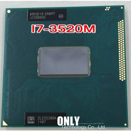 INTEL Original Core i7 Mobile CPU i7 3520m Dual Core 2.9GHz 4M PGA988 Laptop Notebook Processor i7-3520m for HM77 HM76