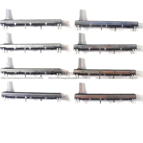 10pc Straight Slide Potentiometer Double Fader A10K For Soundcraft EFX8 Fader A10Kx2 Can replace for Panasonic potentiometer 4.9