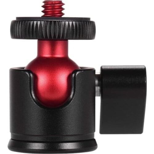 Aluminum Alloy 360 Degree Rotating Ball Head Suitable for Mobile Phones/Sports Cameras