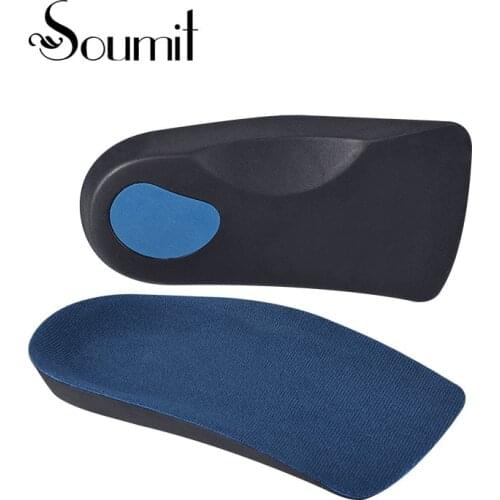 Soumit EVA Treatment of Diabetic Insoles Orthotic Flat Feet Arch Support Health Care Insole for Arthritis and Sensitive Heel Pad