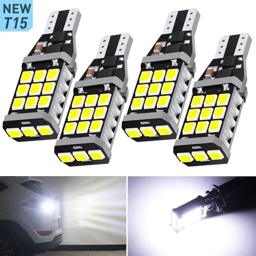 A Pack T15 W16W LED Bulb Canbus NO Error LED Backup Reverse Light for Fiat Punto Grande Doblo Alfa Romeo 159 Giulietta Mito