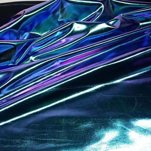 150cm*50cm Shiny Stretch Lycra bronzed magic Dancewear Fabric swimsuit cosplay stage performance garment fabric Laser cloth