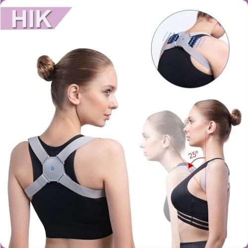 Smart Back Posture Corrector Intelligent Brace Support Belt Shoulder Posture Trainer Correction Vibration Reminder Adjustable