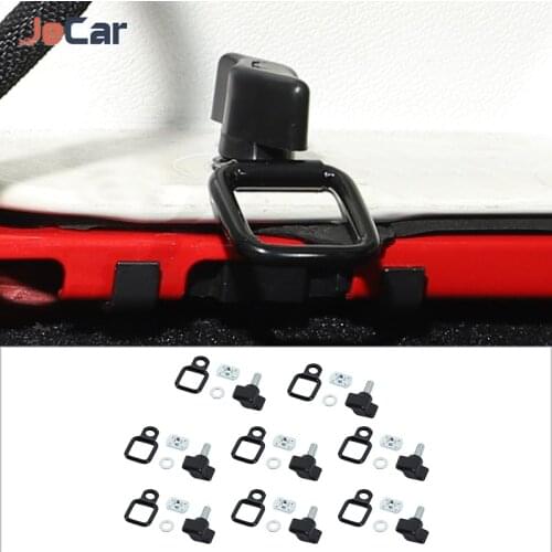 Universal Hardtop Bolts Screws for Jeep Wrangler Removal Fastener Thumb Screw & Nut Kit Compatible with Jeep Wrangler JL TJ JK