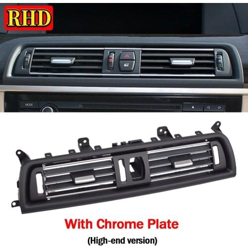 TOP Quality Full Chrome For BMW 5 Series F10 520 521 523 525 528 530 RHD Air Conditioning AC Vent Grille Outlet Cover
