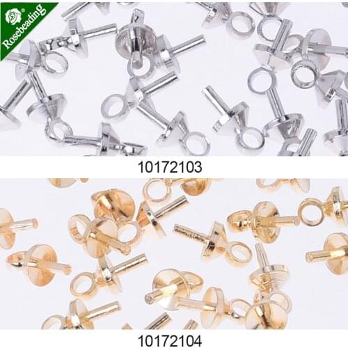 4mm Cover Buckle glass cover Loop Caps glass cap Jewelry handmade Cabochon Settings,sold 50pcs/lot