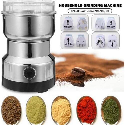 Grains Spices Hebals Cereals Coffee Dry Food Grinder Mill Grinding Machine Stainless Electric Herbs Coffee Bean Grinding