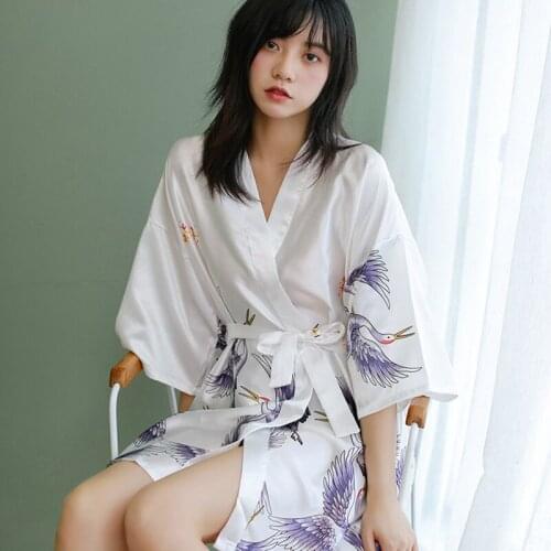 Black Summer Satin Kimono Bathrobe Women Bride Bridesmaid Wedding Robe Dress Gown Sexy Flower Long Sleepwear M-XL