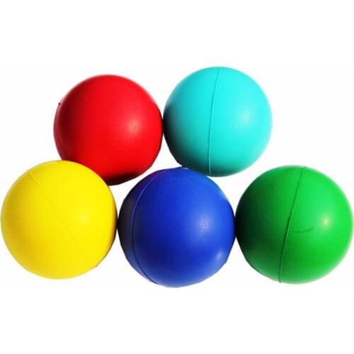 1pcs Colorful 7cm Toy Balls Stress Fidget Hand Relief Squeeze Foam Squish Balls Kids Toys Reusable Stress Relief Ball