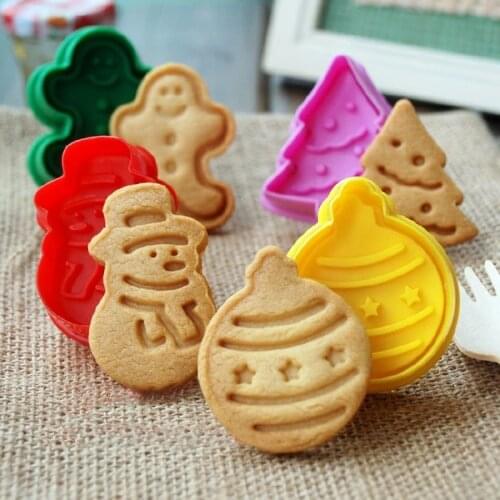 12 Style Cartoon Cookie Cutter 3d Cartoon Cookie Stamp Abs Plastic Baking Mould Cookie Decorating Tools Diy Decorating Tool