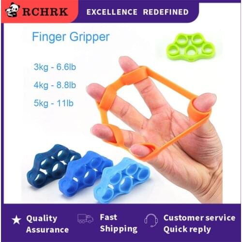 2021 Hand Gripper Silicone Finger Expander Exercise Hand Grip Wrist Strength Trainer Finger Exerciser Resistance Bands Fitness
