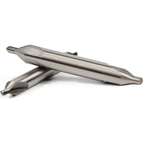 6pcs HSS combined center drill 60 degree countersunk head angle drill set 1.0mm 1.5mm 2.0mm 2.5mm 3.5mm 5mm metal drill