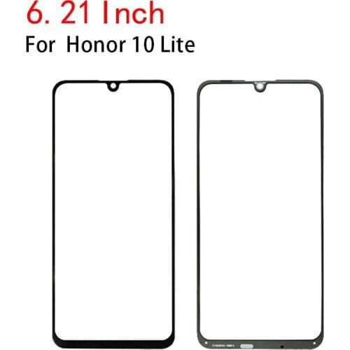 6.21"Touch Screen For Huawei Honor 10 Lite Touch Screen Panel Front Glass Outer HRY-LX1 HRY-LX2 LCD Display Glass Lens Replace